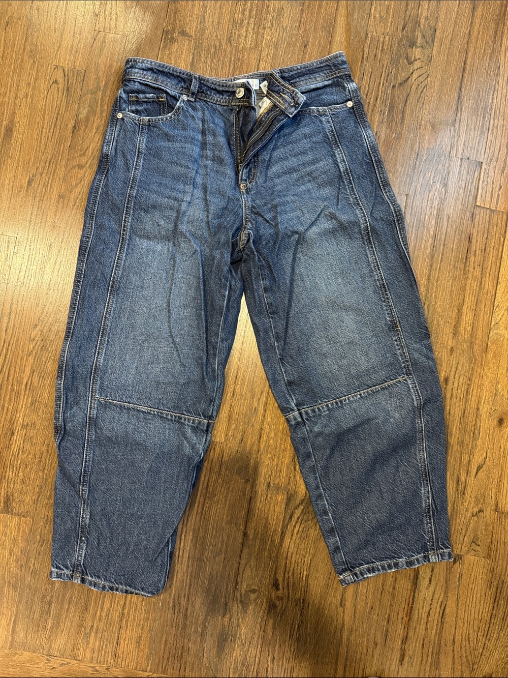 LOFT barrel jeans